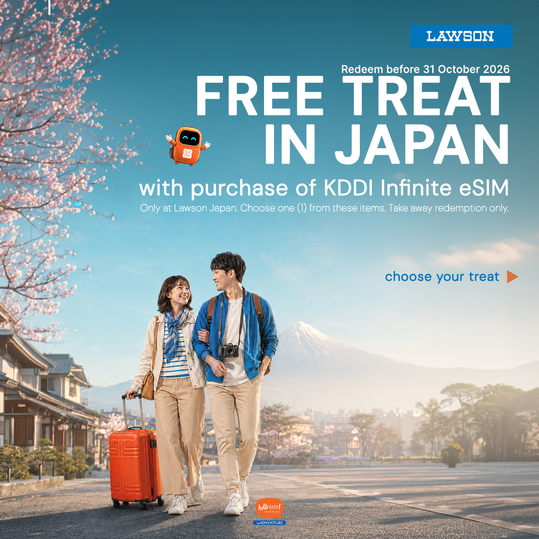 Free treat in Japan with your KDDI Infinite eSIM